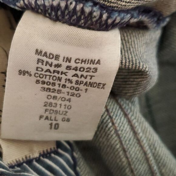 GAP LIMITED EDITION BOOT CUT 99% COTTON SIZE 10 LOW RISE HEMMED TO ABOUT 29.5" - Picture 9 of 16